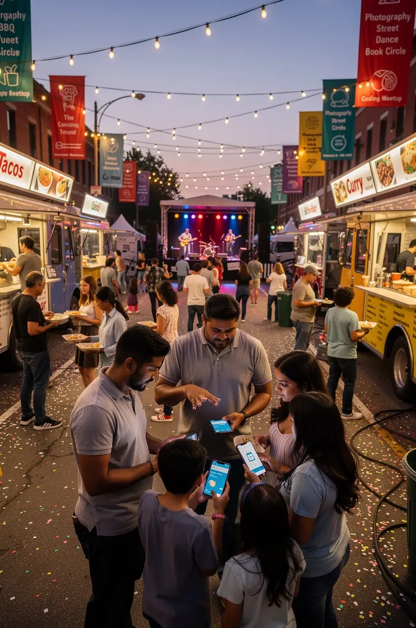 Social media strategies for promoting offline events